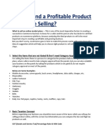 How To Find Profitabel Product PDF