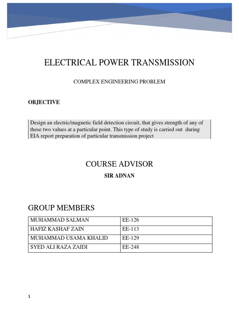 EMF Detection Circuit Design Guide | PDF | Electromagnetic Field ...