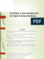 Ventajas y Desventajas de Fajas Transportadoras