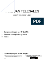 Panduan Telesales - Chat