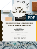 Modal Saham Lanjutan