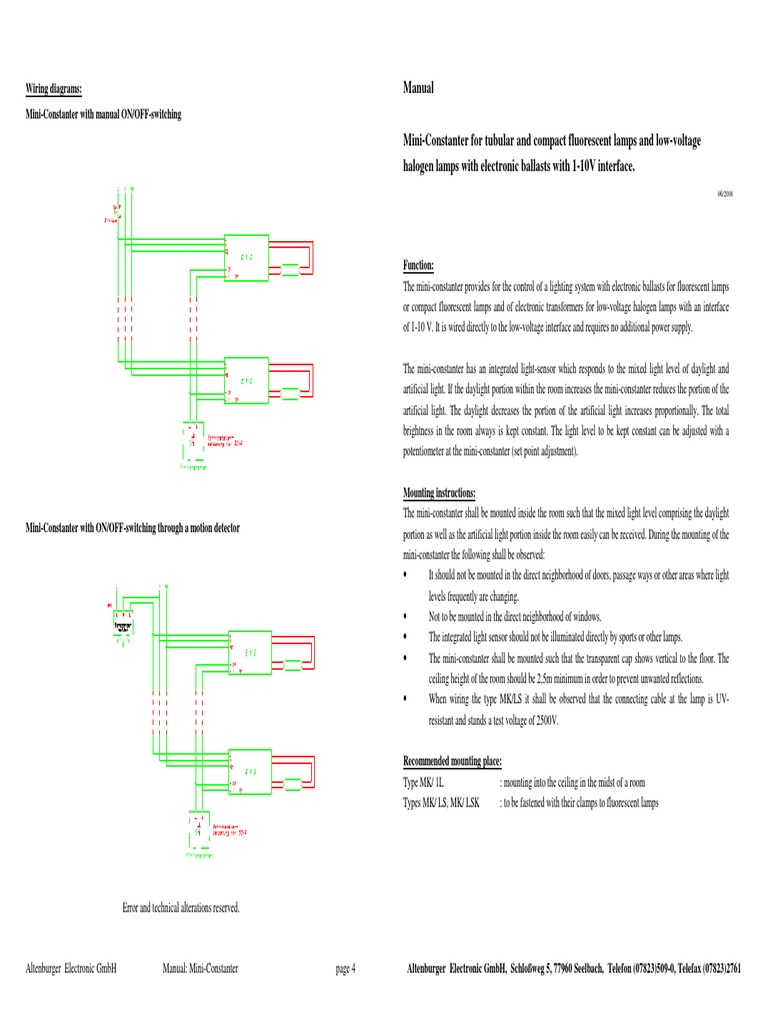 Lighting Control System Guide | PDF | Fluorescent Lamp | Lighting