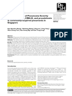 Prognostic Value of Pneumonia Severity Index PSI, CURB-65 , Procalcitonin 2016 Highlight---1
