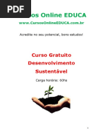 Curso Desenvolvimento Sustentavel