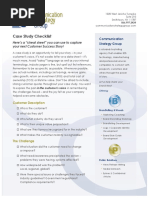 CSG Case Study Cheat Sheet