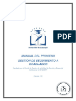 Manual de Procesos y Procedimientos de Seguimiento A Graduados