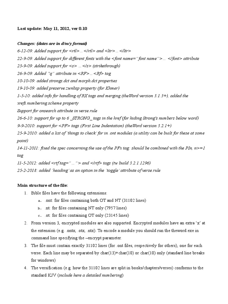 Changes: (Dates Are in D/m/y Format) : Last Update: May 11, 2012, Ver 0 ...