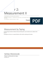 Measurement II: Prepared By: Engr. Enzo Castillo