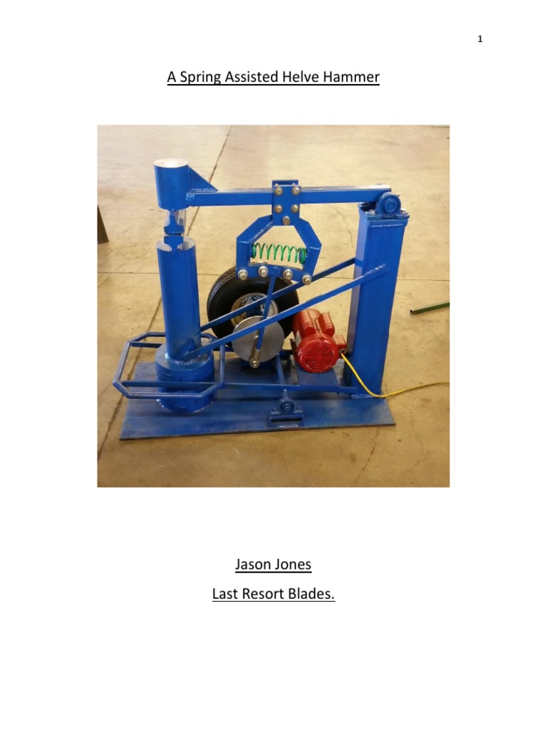 Power Hammer Procedure | PDF | Hammer | Blacksmith