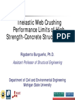 Inelastic Web Chushing 