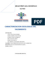 Caracterizacion Geologica