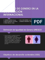 Igualdad de Genero en La Cooperación Internacional Finall
