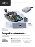 Set up a pi motion detector