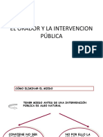 EL ORADOR Y LA INTERVENCION PÚBLICA Blanco