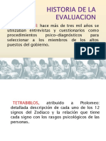 1.1. Historia de La Evaluacion PDF