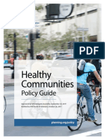 Healthy Communities Policy Guide