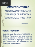 Fronteiras 2019 - Difal, Antecipação e ST - 26-02-19