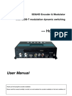User Manual - Modulador ISDB-T DC3522B