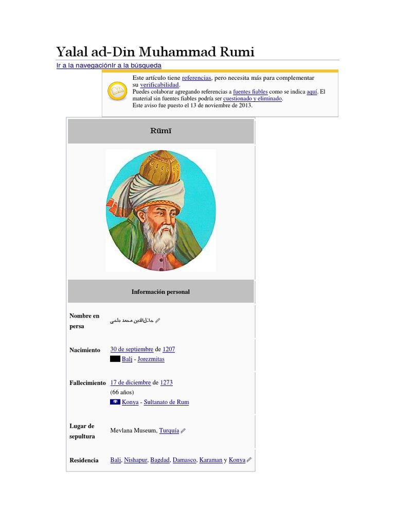 Rumí | PDF | Rumi | Religión y creencia