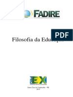 Apostila de Filosofia Da Educação