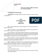 LC Nº 164, de 03 de Julho de 2006 - Estatuto Dos Militares Do Estado Do Acre - 07.03.2017 PDF