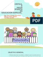 Pedagogia Critica, Discapacidad e Inclusion