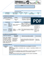 Sesión de Aprendizaje 13-5º