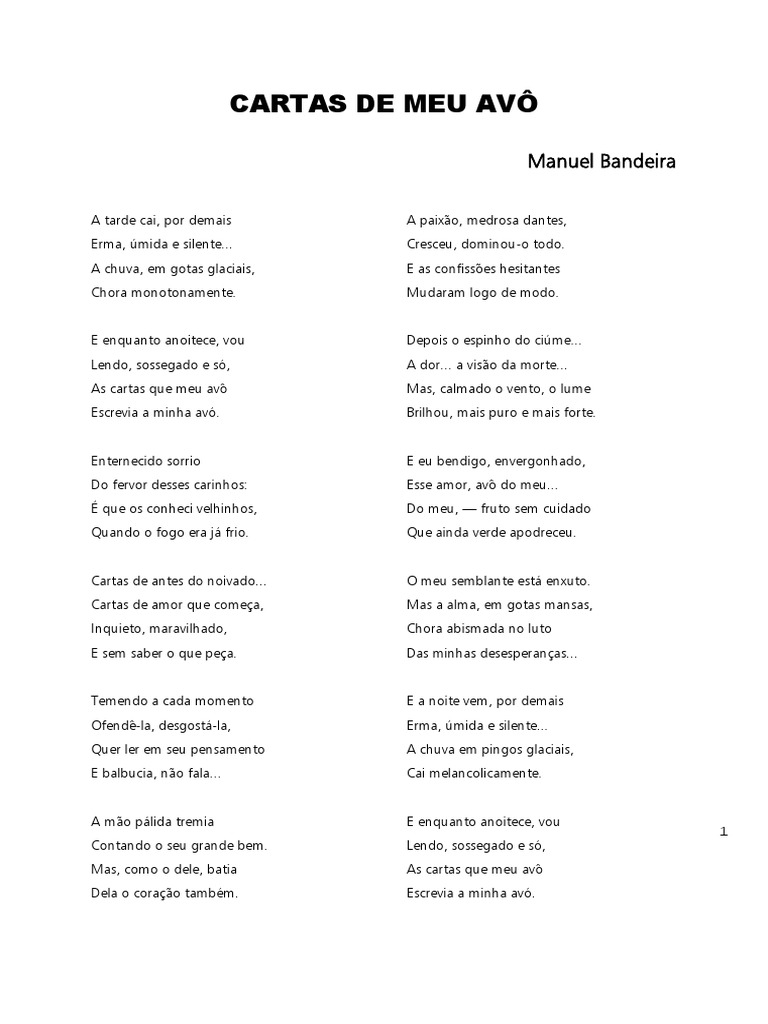 Cartas de Amor do Meu Avô | PDF
