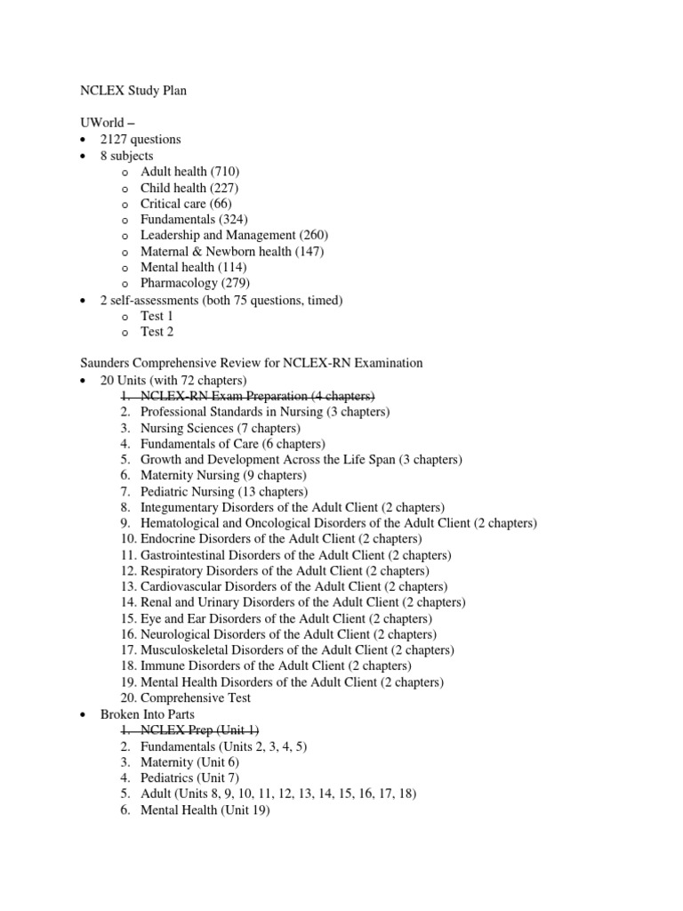 nclex-study-plan-pdf-national-council-licensure-examination-clinical-medicine