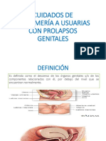 Cuidados de Enfermería A Usuarias Con Prolapsos Genitales