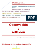 Observación y Reflexión en La Investigación Cualitativa