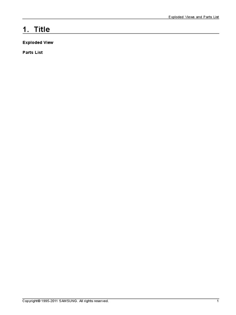 Exploded View Parts List (Map) PDF | PDF | Home & Garden | History