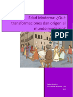 Transformaciones de la Edad Moderna: Orígenes del mundo moderno