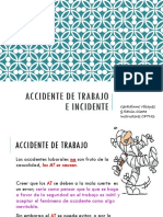 Accidentes de Trabajo e Incidentes y Enfermedad Laboral