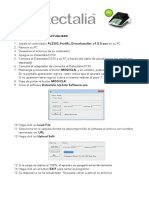 Manual Actualización LD550 Detectalia D150 PDF