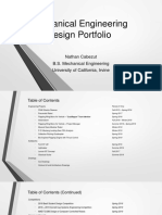 Mechanical Engineering Design Portfolio