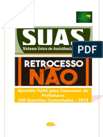 Apostila SUAS para Prefeituras 2019 - 100 Questões Comentadas - AMOSTRA