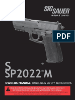 P2022 S SP2022 M: Owners Manual: Handling & Safety Instructions