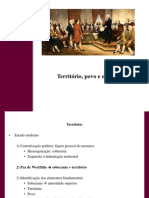 PALESTRA SOBRE SOBERANIA TERRITORIO E POVO