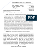 Methods and Teaching Strategies Used by PDF