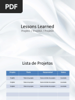 Li Es Aprendidas ProjXXX DDMMAAAA