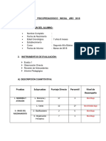 Informe psicopedagógico inicial para alumna con NEET