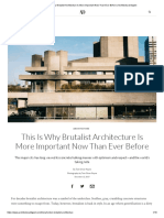  Why Brutalist Architecture is More Important Now Than Ever Before
