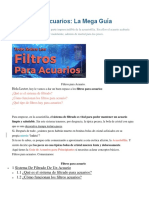 Filtros para Acuarios