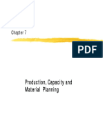 Production, Capacity and Material Planning