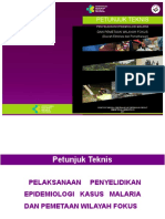 Buku Petunjuk Teknis Penyelidikan Epidemiologi Malaria Dan Pemetaan Wilayah Fokus (Daerah Eliminasi Dan Pemeliharaan) - 1