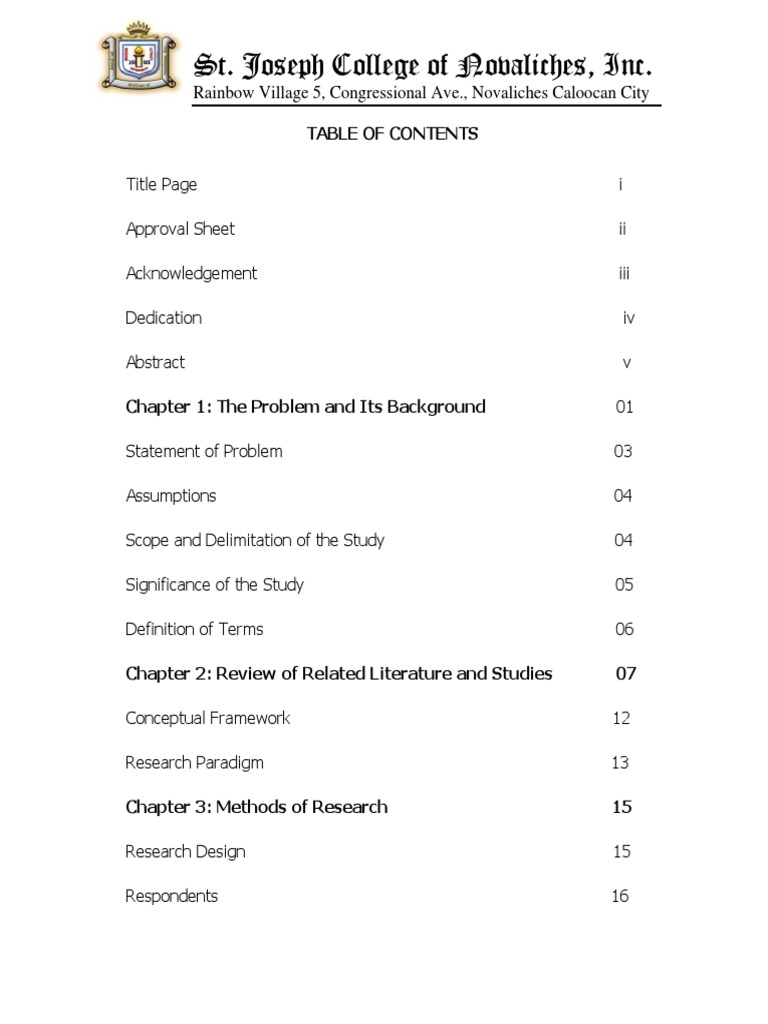 St. Joseph College of Novaliches, Inc. Rainbow Village 5