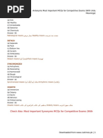500 Urdu Synonyms and Antonyms Guide | PDF