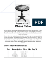 Woodworking Plans - Chesstable PDF