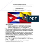 Tratado Entre Ecuador y Cuba